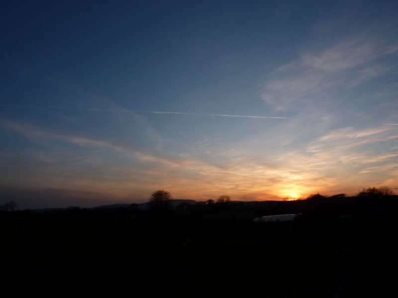 Pendle Sunset